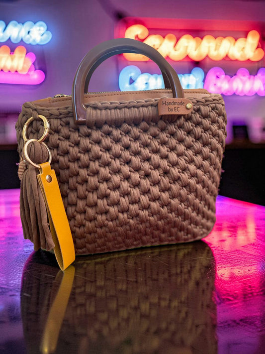 Sac en Crochet Tiana – Élégance Artisanale